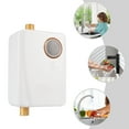 thumbnail image 5 of 3KW Electric Tankless Water Heater Instant Hot Shower Kitchen Heater LED Display 4.57*2.76*7.68in Used in Homes, Schools, Hospitals, Offices, 5 of 18