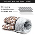 thumbnail image 7 of Cute Oven Mitts,Brown Footballs and Bows Pattern Oven Mitt 2-Pack Set,Kitchen Gloves for Oven,Heat Resistant Oven Mitts 7.7"x12", 7 of 7