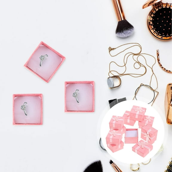 PBPBOX Baby Showers Jewelry Storage Boxes Pink 24pcs