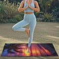thumbnail image 5 of XYZCANDO Palm Tree Car Seat Cover Towel Sunset Waterproof Sweat Towel Bucket Seat Covers Sweatproof Yoga Towels Blanket with Storage Bag Universal Fit for Cars SUV Sedans, 5 of 7