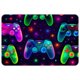 thumbnail image 1 of Alfombrilla de poliéster para silla con control de juego, antideslizante, lavable a máquina, para interiores, 1 of 6