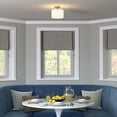 thumbnail image 4 of Evelyn&Zoe Industrial 10" Wide Brass Semi Flush Mount, 4 of 7