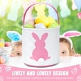 thumbnail image 5 of Ayieyill Easter Basket, Easter Bunny Baskets for Kids with Cute Rabbit Pattern, Easter gift baskets, 5 of 7