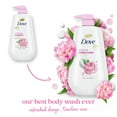 thumbnail image 3 of Dove Body Wash for Women Moisturizing Renew Peony & Rose Oil Cleanser All Skin, 30.6 oz with Pump, 3 of 13