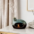 thumbnail image 5 of BiFandian Ceramic Palo Santo Holder, Decorative Incense Burner with Ash Catcher, Unique Design for Meditation, Yoga, Aromatherapy and Home Decor, 5 of 6