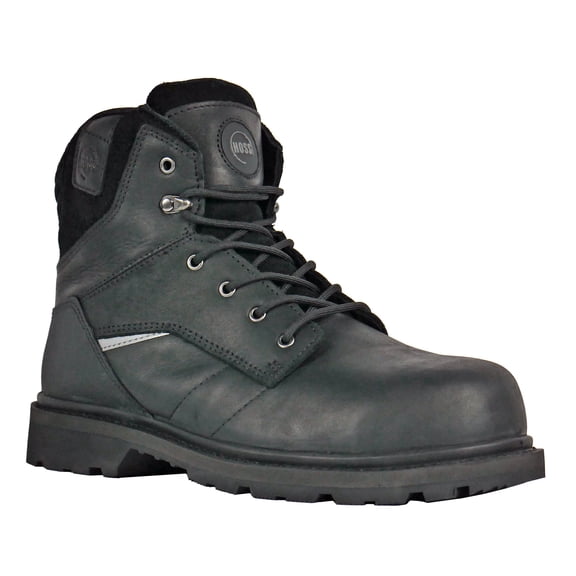 HOSS Men’s Composite Toe Work Boot Slip Resistant EH Carson 6" Black