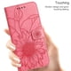 thumbnail image 2 of Funda tipo cartera con girasoles grabados para Samsung A40, elegante, multifuncional y con protección total., 2 of 5