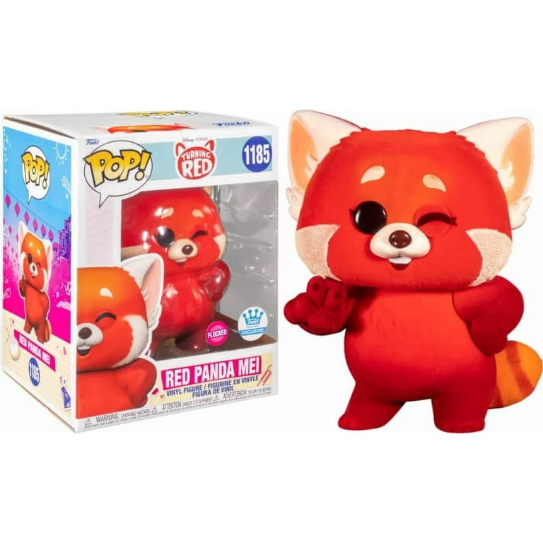 Funko POP! Disney Pixar Turning Red Red Panda Mei #1185 [Flocked