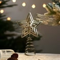 thumbnail image 5 of Iron Golden Five-Pointed Star Tree Topper, Christmas Tree Decorations, Window Ornaments, Holiday Home Décor for Festive Season, 5 of 6