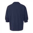 thumbnail image 4 of Camisas de Punto para Hombre, Camisas Casuales de Larga, Camisas Clásicas con Botones, Camisas de Golf Azul Marino M, 4 of 5