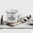 thumbnail image 2 of Koyal Wholesale Campfire Coffee Mug Thank You Gift, #1 Baseball Player, Set of 1, 2 of 4