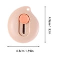 thumbnail image 4 of Portable Knife, Gaqring Mini Cute Retractable Safety Tool, ABS Plastic SK5 Blade Keychain Craft Scissors for Unboxing DIY, Green, 4 of 5