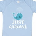 thumbnail image 4 of Inktastic Just Arrived Baby Boy Whale Boys Baby Bodysuit, 4 of 5