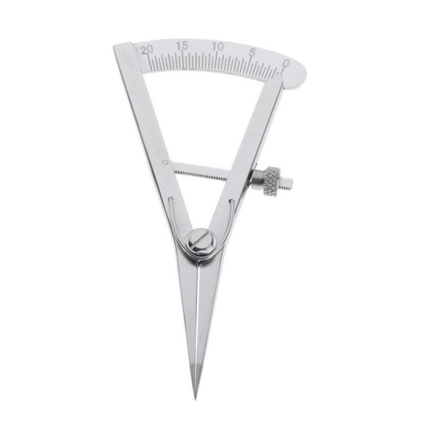 Medidor de de de material acero inoxidable de 8,5 cm, regla, herramienta oftálmica ocular Estilo-1 Soledad Medidor oftálmico ocular
