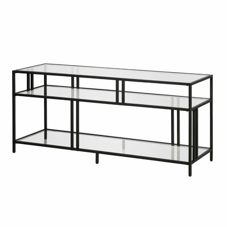 Camden&Wells - Cortland TV Stand for TVs Up to 60" - Blackened Bronze/Glass