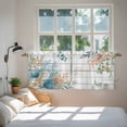 thumbnail image 3 of Beach Coastal Tier Curtains 36 Inch Length, Summer Nautical Coral Shell Botanical Vintage Cafe Short Curtains for Bathroom Over Sink, Small Kitchen Curtain Light Filtering Drapes 2 Panels 27.5"Wx36"L, 3 of 8