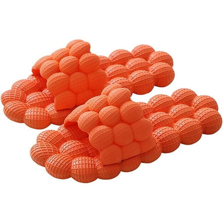 

PIKADINGNIS Massage Bubble Slippers Unsex Fancy Non-slip Spa Slippers Soft Breathable Stress Relief Sandals Gym Shower Bedroom Beach Slippers