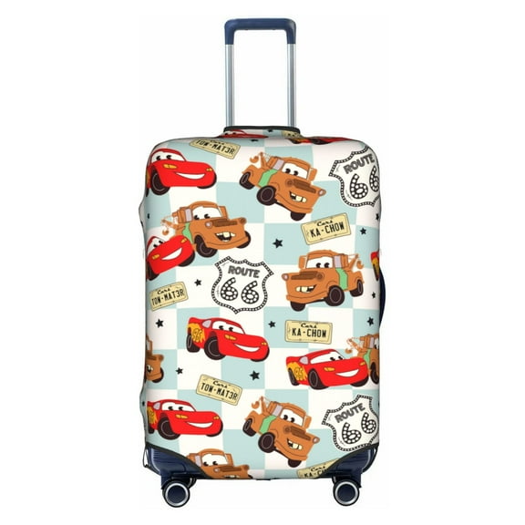 Double-sided Printed Luggage Cover Lightning McQueen Travel Suitcase Protector Baggage Covers X-Large