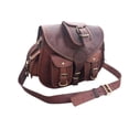 thumbnail image 2 of leatherooze Leather Saddle Crossbody – Handcrafted Women’s Purse, 2 of 6