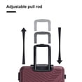 thumbnail image 3 of 3 Piece Red Luggage Travel Set, 20" 24" 28" Carry on Luggage with Spinner Wheels, Lightweight Hard Case Luggage Travel Suitcase Christmas Gifts for Business Trip Holiday Travel Cruise, 3 of 12