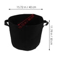 thumbnail image 2 of WEUVEB 5Ud Bolsas De Cultivo De Fieltro Negras Con Asas Para Plantas Plantación Fácil Y Transporte Cómodo, 2 of 8