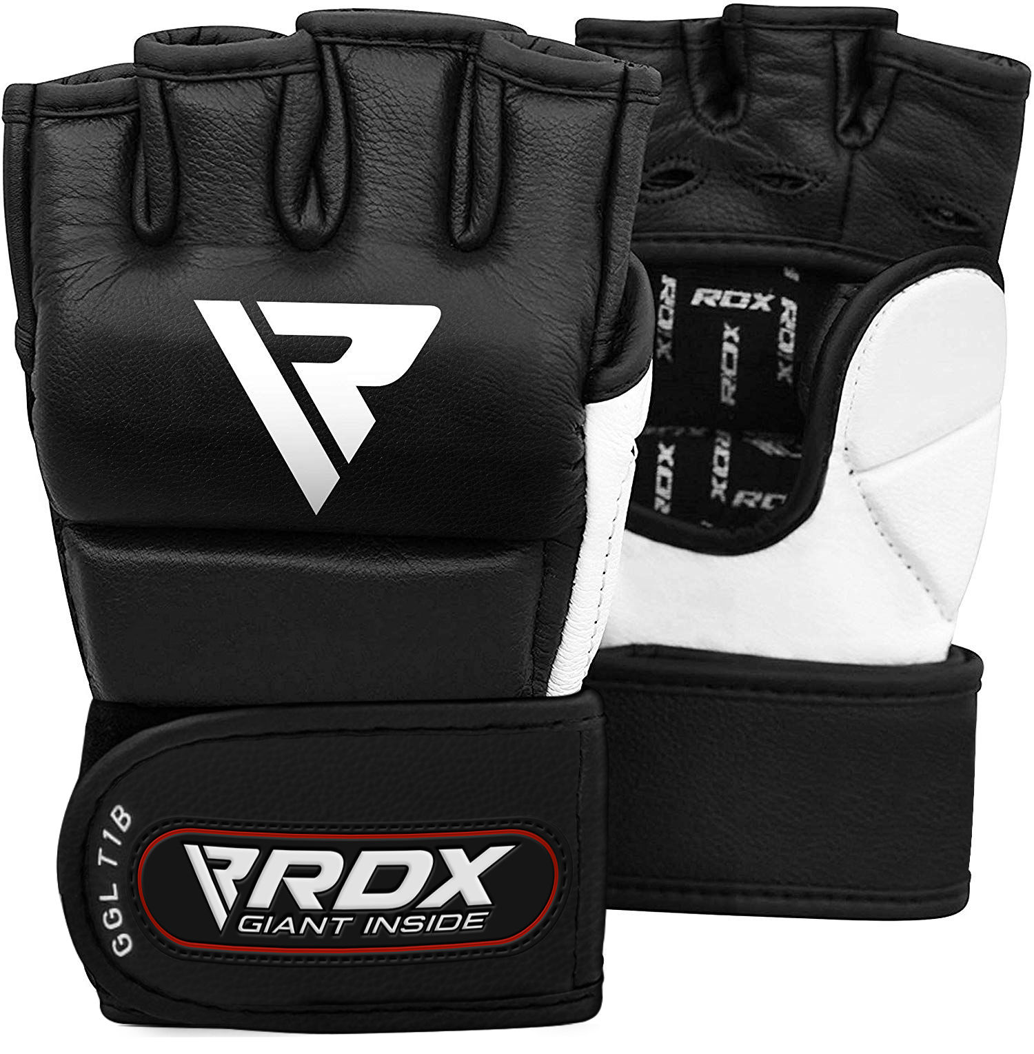 rdx t1 leather mma gloves