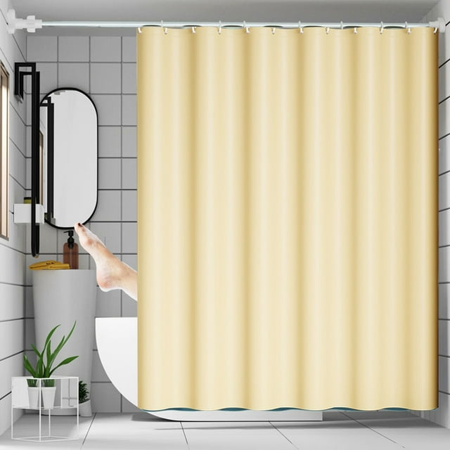 Liquidation Aujourd'hui! Rideau de Douche Imperméable pour Salle de Bain avec Crochets, Rideau de Séparation Imprimé pour Toilettes, Design Sans Trou, Installation Facile pour Baignoire, Cabine et Douche