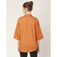 thumbnail image 6 of Moomaya Solid Cotton Satin Slub Shirt, Over-Sized Long Sleeves Drop Shoulder Buttoned Down Shirt, 6 of 8