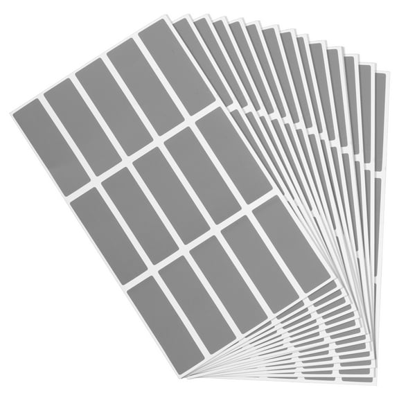 25 Sheets Scratch Stickers Rectangular Scratch Off  Labels Rectangle Labels Reward Labels Stickers