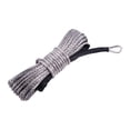 thumbnail image 3 of 1/4''x50' With Sheath Outdoor Accessories String ATV UTV Replacement 12 Strand Synthetic Winch Rope Cable Towing Emergency Car ,Durable & Safe, 3 of 7