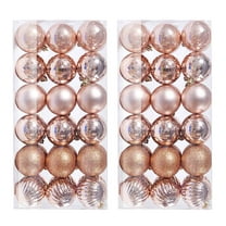 Tahtuvzn School Christmas Balls 72-Pack Bauble Hanging Home Party Decor 1.57" Tree Ornaments