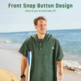 thumbnail image 4 of Catalonia Surf Swimming Poncho Changing Towel Robe,Quick Dry Microfiber Changing Robe with Opening Front Pocket and Hood for Outdoor Indoor Unisex, 4 of 7