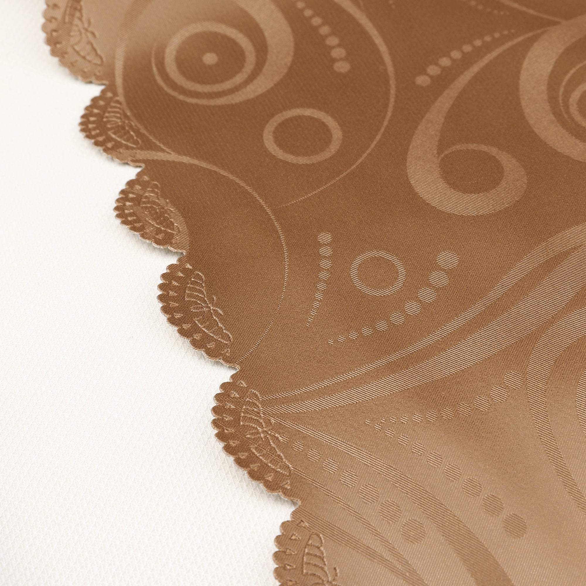 Unique Bargains Waterproof Vinyl Tablecloth, Wrinkle-Resistant Washable Table Cover Coffee 55x71inch