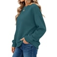 thumbnail image 4 of SPROUTOP Sweatshirt for Women Long Sleeve Crew Neck Pullover Loose Ladies Winter Tops, 4 of 9