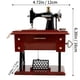 thumbnail image 5 of Mini Sewing Machine Style Music Box Hand Crank Vintage Music Boxes, 5 of 5