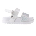 thumbnail image 5 of bebe Girls' Sandals - Cute and Sparkly Toddler Girls' Summer Shoes, Perfect Beach Sandals for Toddlers, 5 of 9