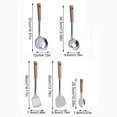 thumbnail image 3 of Dvruxg 5-Piece Stainless Steel Kitchen Utensil Set - Heat-Resistant Non-Scratch Cooking Tools with Ergonomic Handles (Spatula, Turner, Ladle, Strainer, Spoon), 3 of 4