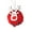 Red, variant on tasrioml Pom Pom Reindeer Christmas Ornament Plush Elk Hanging Ornaments Wooden Deer Slices Xmas Tree Pendants for Home Party Holiday Decor