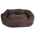 thumbnail image 2 of Cama para perros Majestic Pet Suede Calming, lavable, 132 x 89 x 28 cm, color marrón, 2 of 9
