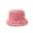 Pink, variant on PMVFHDE Unisex Winter Pile Fuzzy Bucket Hat Warm Trapper Style with Ear Coverage for Cold Weather Yellow