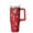 Red, variant on 30oz Holiday Tumbler with Lid and Straw, Cute Santa Design Stainless Steel Insulated Cup Gifts for Women Men