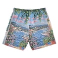 thumbnail image 7 of FORMRS Boys Swim Trunks Quick Dry Mesh Liner Boardshorts Sizes XS-XL, Blue Floral Window, 7 of 7