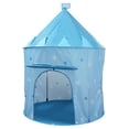 thumbnail image 4 of Princess Castle con de de Estrellas, Se Pliega , Sus Hijos Disfrutarán de Esta / Juguete Azul CUTICAT tienda de campaña para niños, 4 of 5