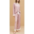 thumbnail image 3 of Richie House Womens Pajama Set Long Sleeve Sleepwear Scoop Neck Pjs Sets S-XXL 2 Pc set Lounge RHW4044, 3 of 7