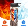 thumbnail image 6 of Yiaed C Print Water Bottle with Straw Lid, Stainless Steel Double Wall Insulated Water Bottle | Leak-Proof and Spill-Proof Water Bottle, 6 of 8