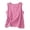 Hot Pink, variant on Staron Summer Tops for Women Plaid Sleeveless Shirt Round Neck Casual Beach Vacation Party Tank Top, Orange 3XL
