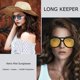 thumbnail image 3 of Gafas de Sol Long Keeper Retro Piloto Puente Doble UV400 2 Paquetes, 3 of 6