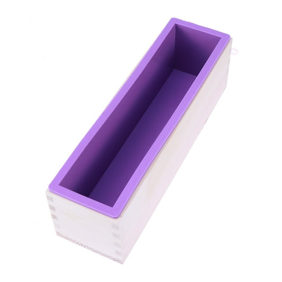 Lye for Soap Making Organic Easy to Clean Mold Purple Anti-dust Molds Silicon Oval