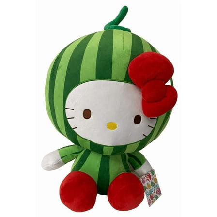 Hello Kitty Plush Toy Fruit Dress Watermelon 9 inch Plush Doll