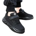 thumbnail image 4 of REDARER Girls Lightweight Sneakers for School, Breathable Comfortable Everyday Shoes with Fixed Design, Casual Walking Shoes,Color:Black,Size:5.5-6 Years, 4 of 9